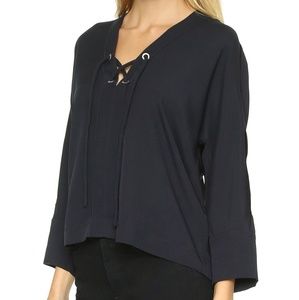 《 IRO 》 Alis Lace Up Blouse